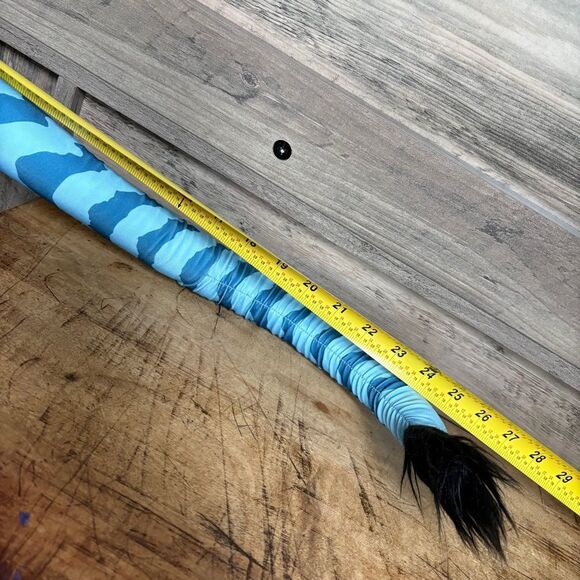 Disney Pandora Blue & Black Adjustable Belt Avatar Tail Cosplay Kids Adult - Picture 7 of 8